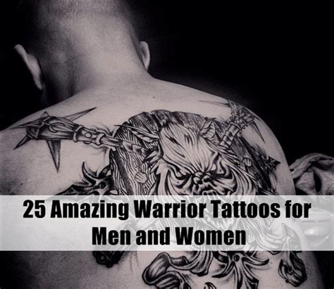 10 Empowering Warrior Woman Tattoo Designs - Military And Veteran