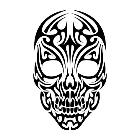 25 Cool Tribal Skull Tattoos Only Tribal