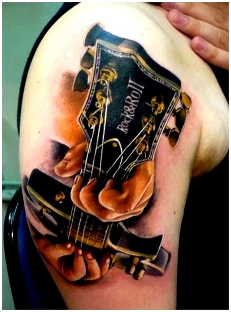 25 Creative Guitar Tattoo Designs