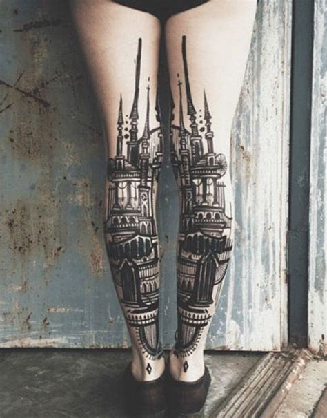 25 Einzigartige Cathedral Tattoo Ideen Auf Pinterest Rosette