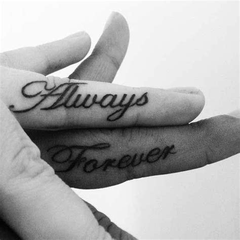 25 Finger Tattoo For Couples That Are An Emblem Of True Love Romance