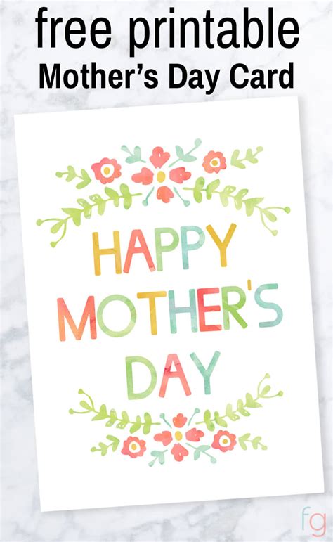 25 Free Mother S Day Printables Happiness Is Homemade