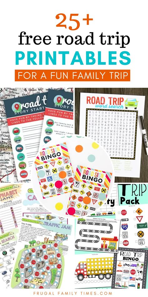 25 Free Road Trip Printables For A Truly Fun Family Car Trip Fun