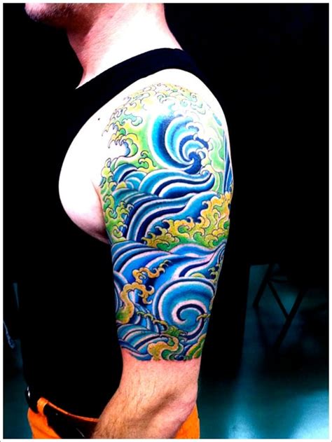 25 Japanese Water Tattoo Designs