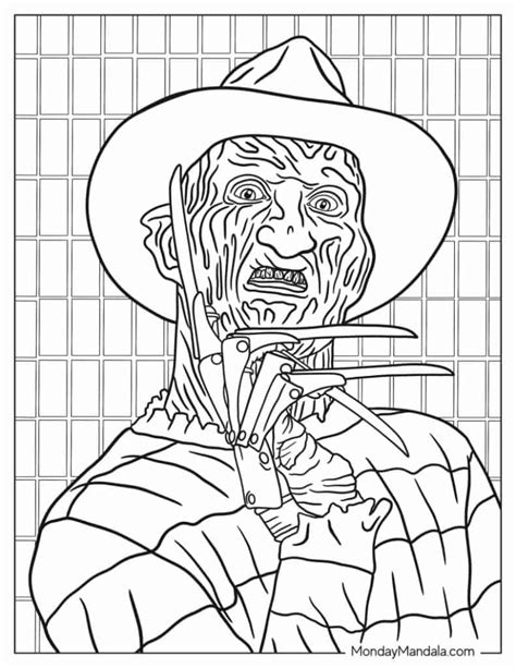 25 New Horror Coloring Pages (100% Free To Print)