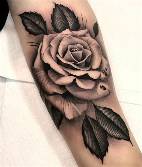 25 Realistic Rose Tattoos For Everyone Rose Tattoo Forearm