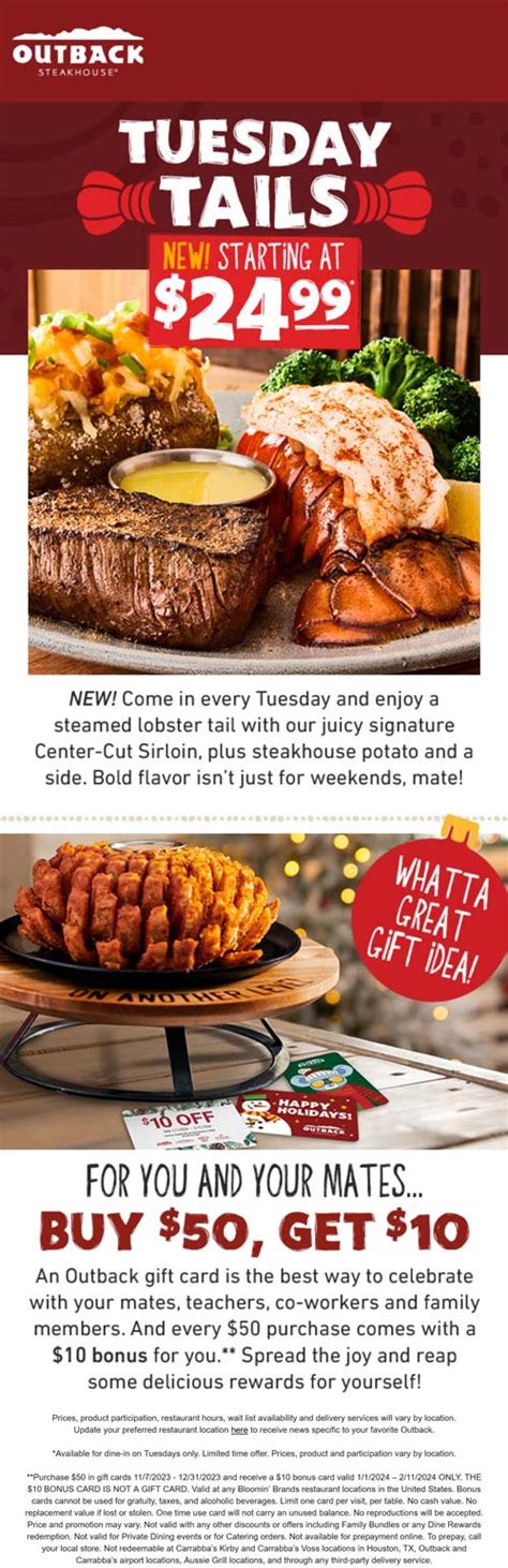 25 Surf Turf Today At Outback Steakhouse Outbacksteakhouse The