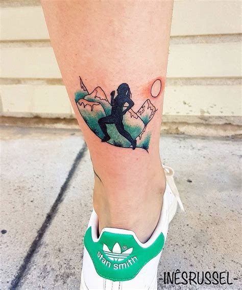 25 Tattoos That Show A Serious Love Of Running Running Tattoo