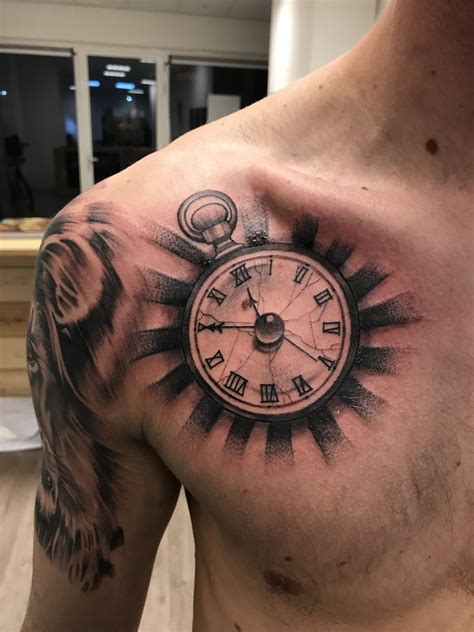 25 Timeless Clock Tattoo Designs For Men Pulptastic