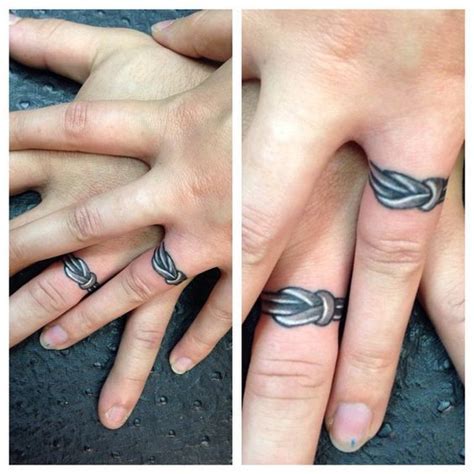 25 Wedding Ring Finger Tattoos To Swoon Over Ring Tattoo Designs