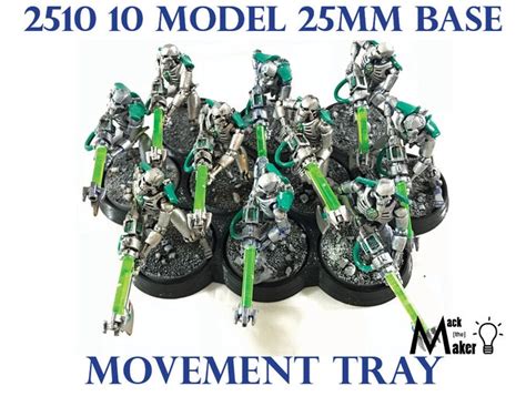 25Mm Base Movement Tray 28Mm Miniatures Warhammer 40K Etsy