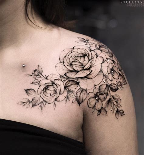 26 Awesome Floral Shoulder Tattoo Design Ideas For Woman Page 5 Of 26