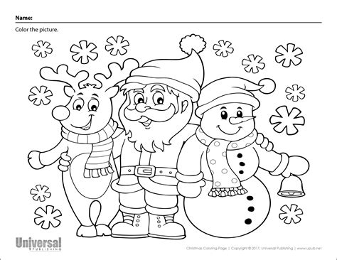 26 Christmas Coloring Pages Free Printable Sheets Pictures And Images For Kids