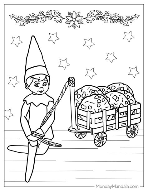 26 Elf On The Shelf Coloring Pages Free Pdf Printables Artofit