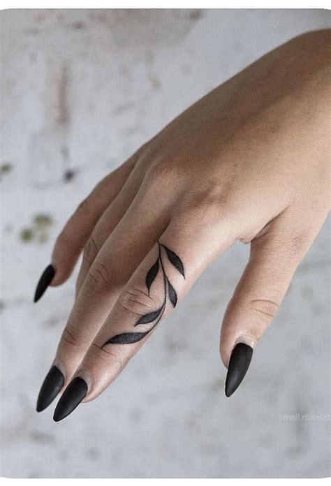 26 Unique Finger Tattoos Designs For You Lily Fashion Style Finger