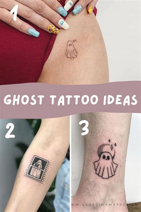 27 Ghost Tattoo Ideas Cute Spooky Designs Tattooglee Ghost