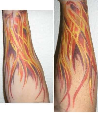 28 Flame Forearm Tattoo Designs Ideas Flame Tattoos Tattoo Designs