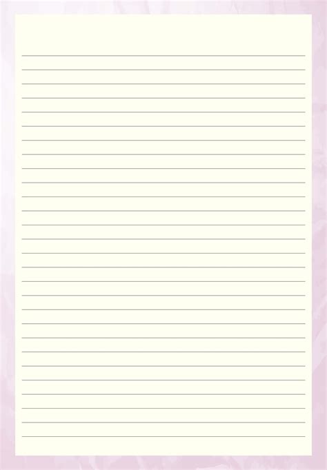 28 Lined Paper Templates