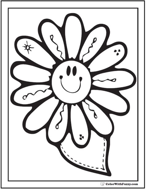 28 Spring Flowers Coloring Page Spring Digital Downloads Worksheets Library