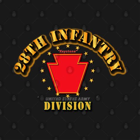 28Th Infantry Division Keystone 28Th Infantry Division T Shirt Teepublic