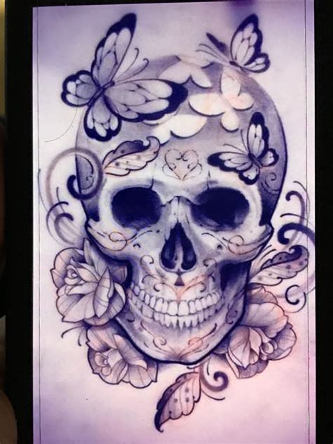 29 Best Girly Skull Tattoos Ideas Images On Pinterest Feminine Skull