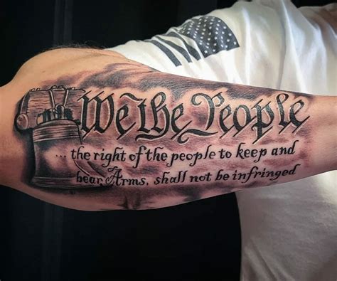 Patriotic Ink: 2nd Amendment Tattoo Design Ideas