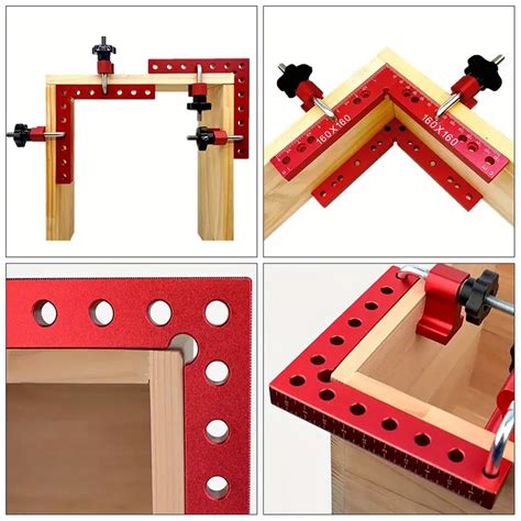 3 6Pcs 90 Degree Positioning Squares Right Angle Clamps For Woodworking