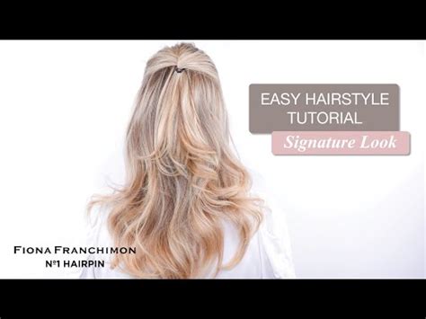 3 Easy Hairstyles With The No 1 Hairpin Youtube