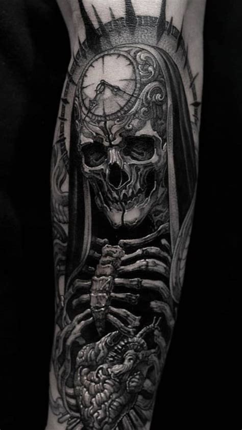 30 Awesome Skull Tattoo Designs With Best Pictures