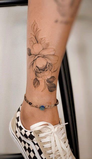 30 Beautiful Flower Tattoo Ideas Peony Tattoo On Leg I Take You Wedding Readings Wedding