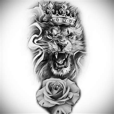 30 Best Lion With Crown Tattoo Designs Ideas For Men And Women