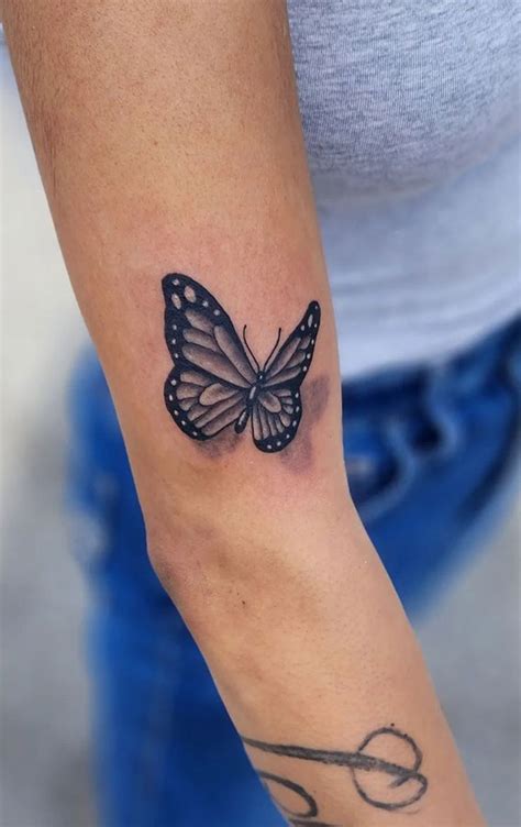 30 Cute Butterfly Tattoos 3D Butterfly On Arm I Take You Wedding