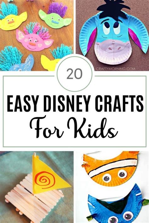 30 Disney Themed Activities And Crafts For Kids The Activity Mom