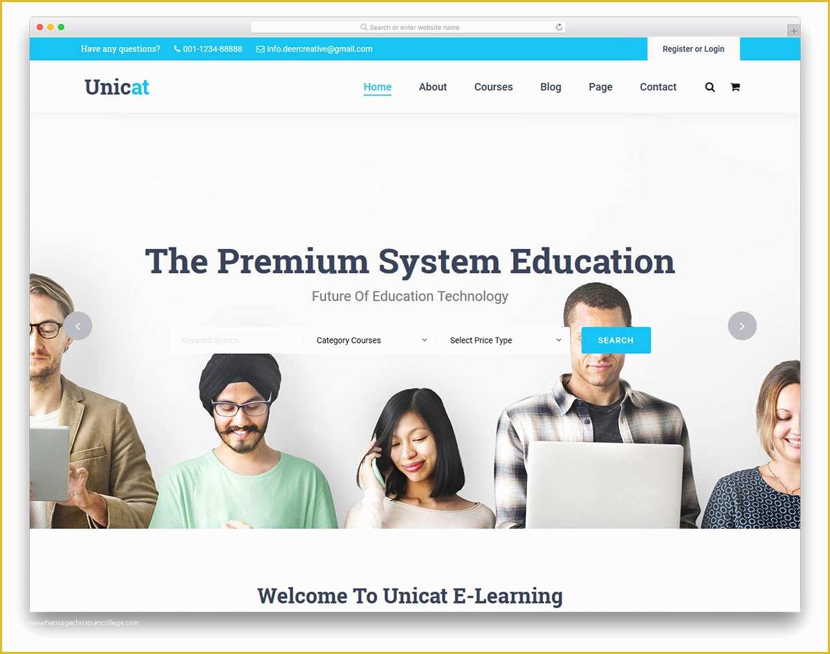 30 Free College Website Templates For Net Savvy Generation Uicookies