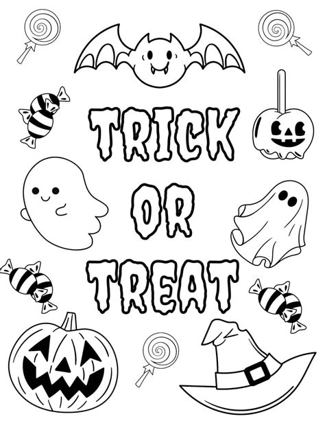 30 Free Halloween Coloring Pages For Kids And Adults