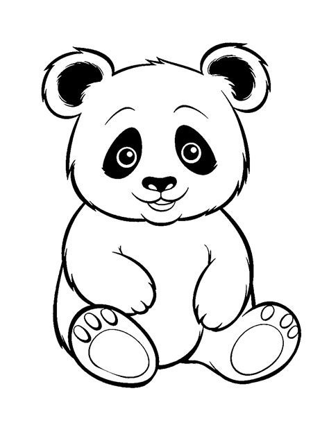 30 Free Panda Coloring Pages Printable