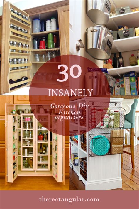 30 Insanely Gorgeous Diy Kitchen Organizers Home Family Style And