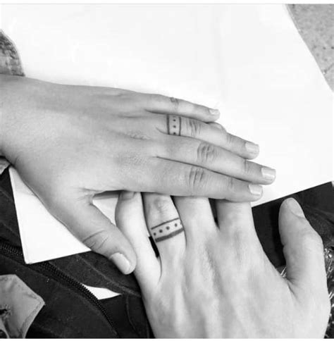 9 Romantic Couple Ring Tattoo Designs - Military and Veteran