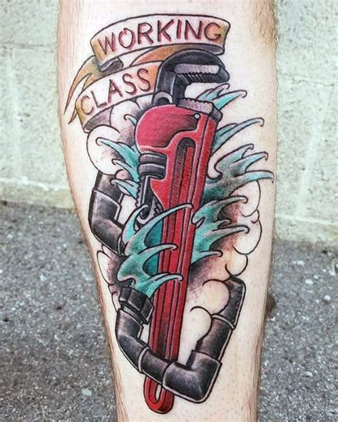 30 Plumbing Tattoos For Men Plumber Design Ideas