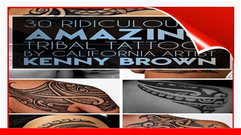 30 Ridiculously Amazing Tribal Tattoos By California Artist Kenny Brown