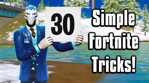 30 Simple Tips Tricks Everyone Must Know Fortnite Battle Royale