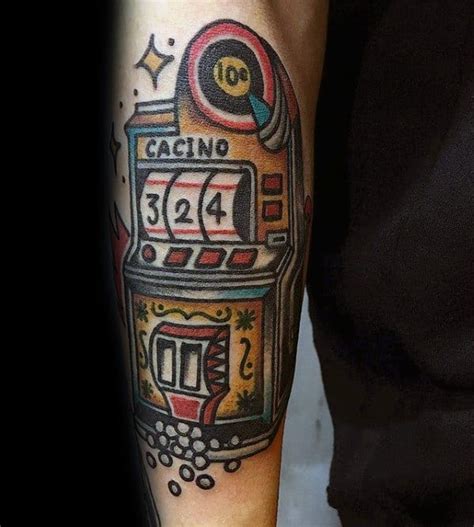 30 Slot Machine Tattoo Designs For Men Jackpot Ink Ideas