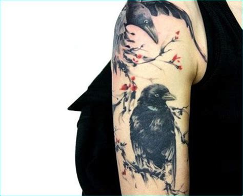 30 Striking Raven Tattoos With Deep Meanings Raven Tattoo Raven