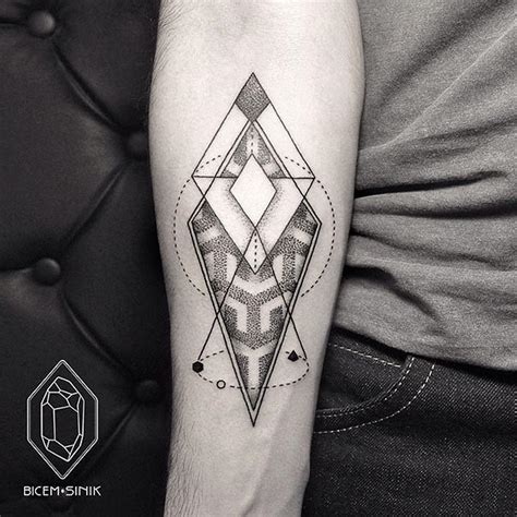 30 Stunning Geometric Line And Dot Tattoos Designbump Dot Tattoos