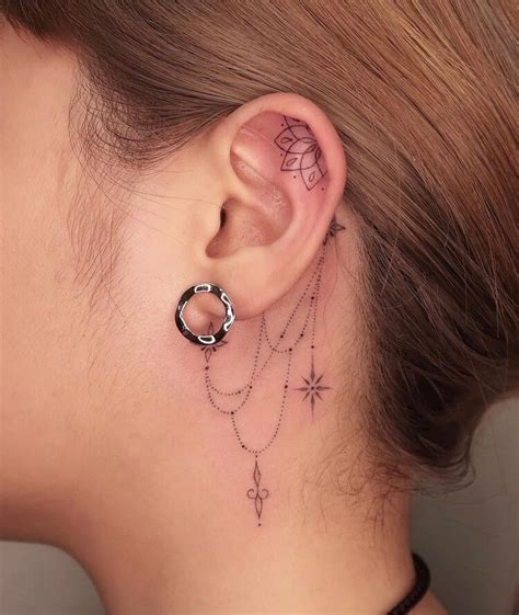 30 Unique Behind The Ear Tattoo Ideas For Women