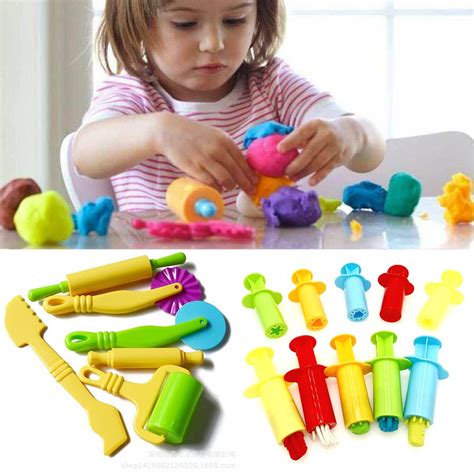 30X Play Doh Kids Tools Set Modelling Craft Play Dough Mould Mold Toy