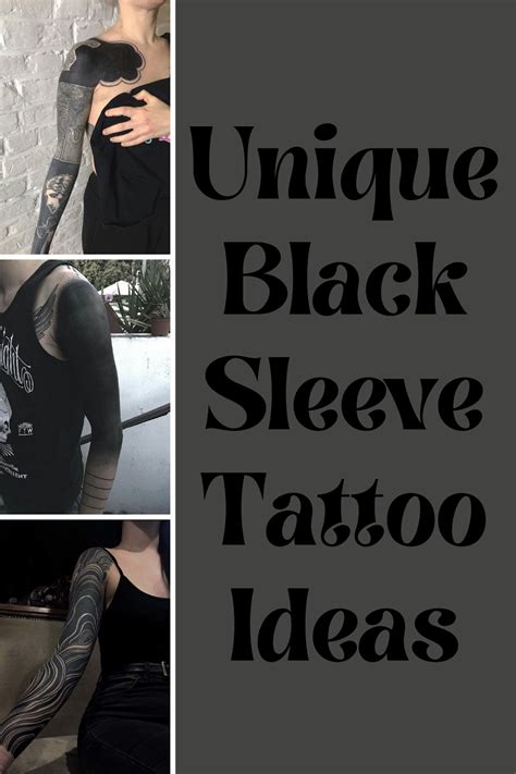 31 Unique Black Sleeve Tattoo Ideas Blackout Arms Design Tattoo Glee