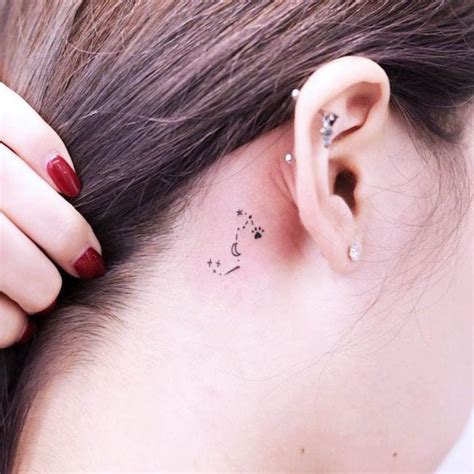 32 Behind The Ear Tattoos That Are Low Key Gorgeous