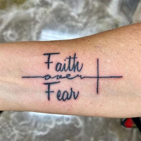 32 Best Faith Over Fear Tattoo Ideas Read This First