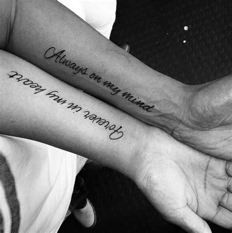 32 Cute Couples Tattoos That You Ll Fall In Love With With Images